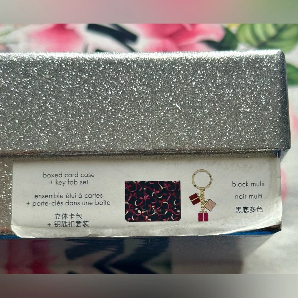 Kate Spade NWT Staci Boxed Card Holder And Key Fob Gift Set - HP